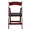 Flash Furniture Folding Chair, Mahogany w/Padded Seat XF-2903-MAH-WOOD-GG - alternate 4